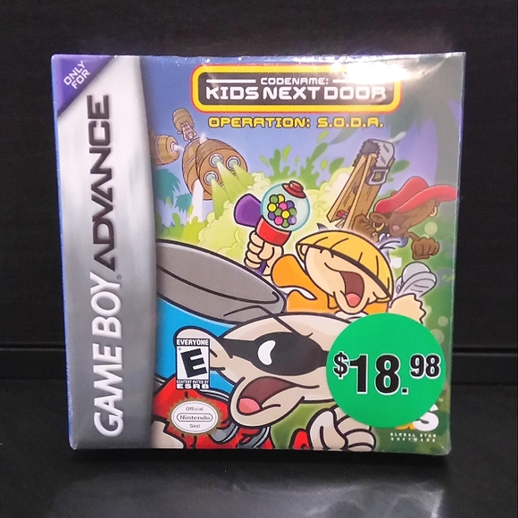 Nintendo Other - Nintendo Game Boy Advance, Codename: Kids Next Door/Operation: S.O.D.A, Sealed!